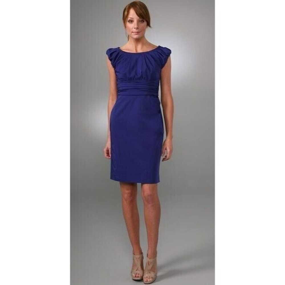 Diane von Furstenberg Royal Blue Stretch Sheath D… - image 5