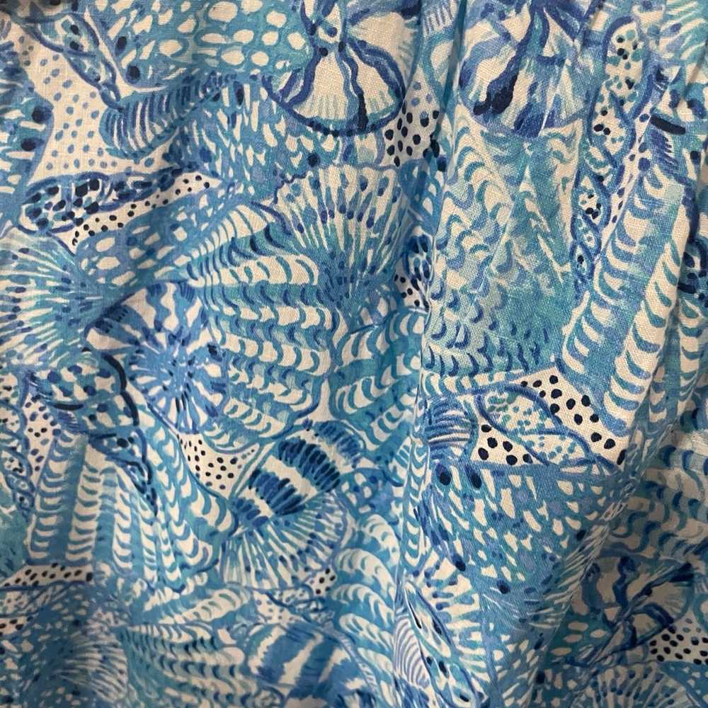 Lilly Pulitzer Jaydon Linen Dress Size M - image 2