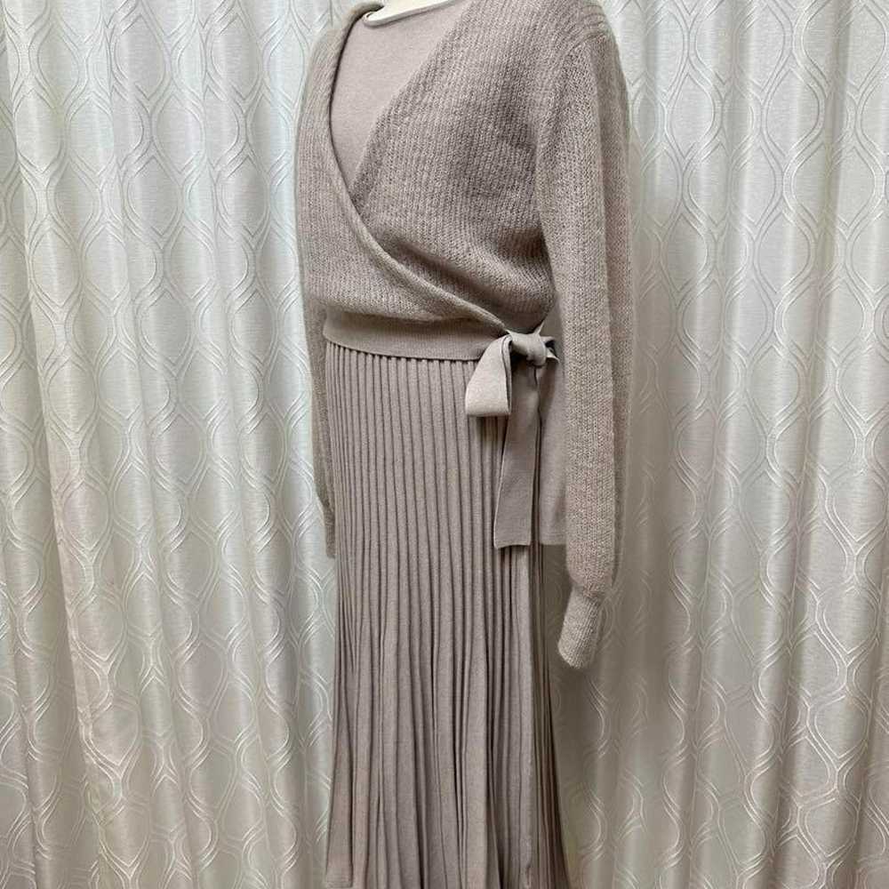 NOLLEY'S Cashmere Wrap Setup Knit One-Piece Dress… - image 10