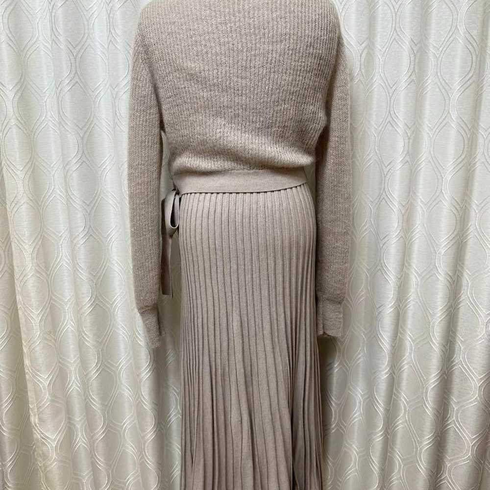 NOLLEY'S Cashmere Wrap Setup Knit One-Piece Dress… - image 12