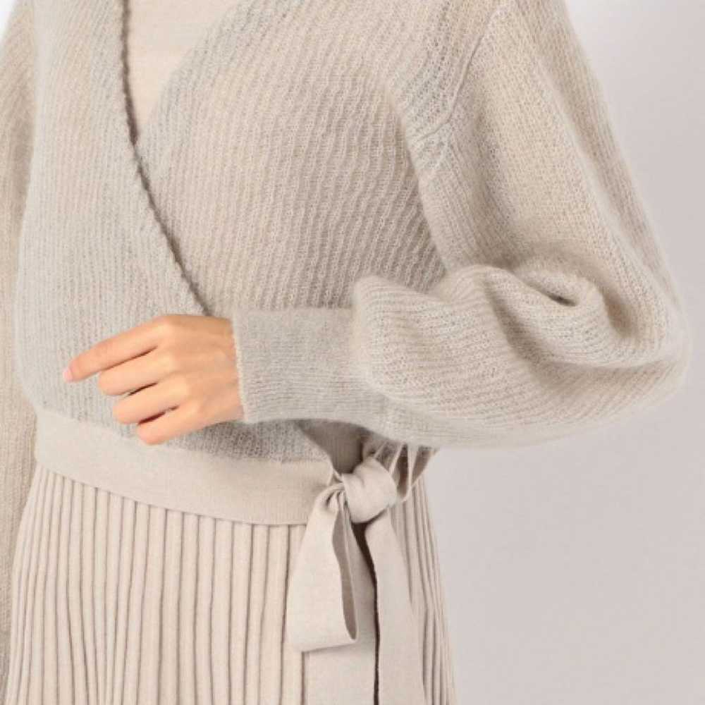 NOLLEY'S Cashmere Wrap Setup Knit One-Piece Dress… - image 6