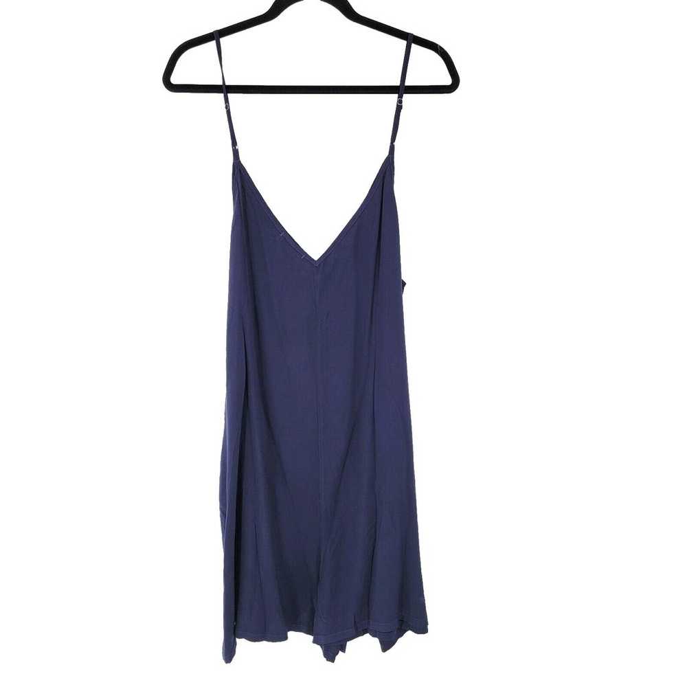 Lacausa Women's Large Navy Blue Sleeveless Spaghe… - image 4