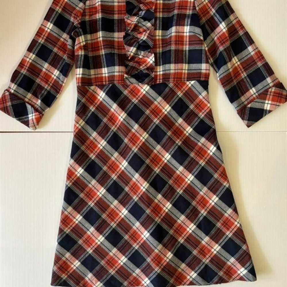 2657◆LAURA ASHLEY - Check Pattern Dress, Size 11 - image 5