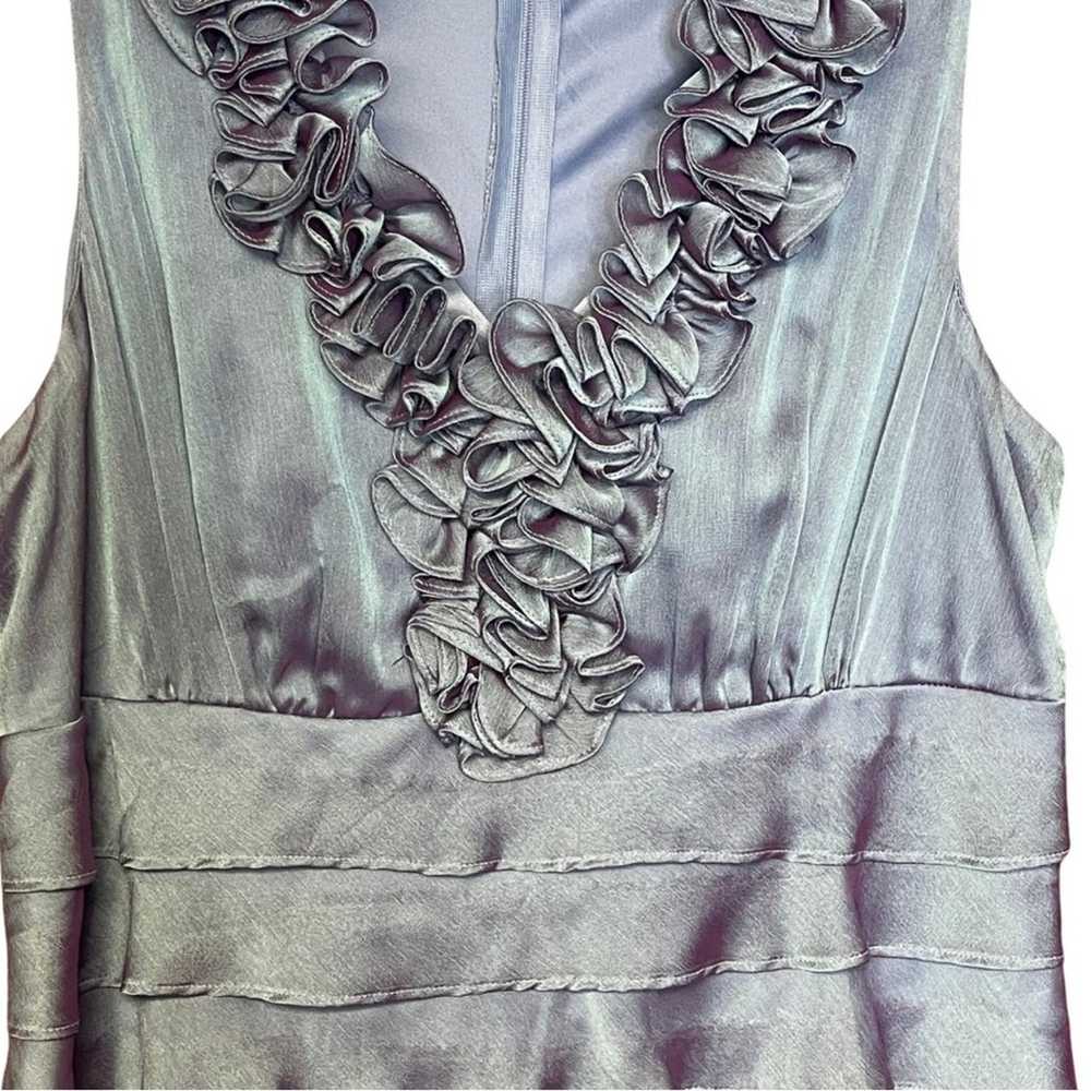 London Times iridescent blue purple sleeveless dr… - image 3