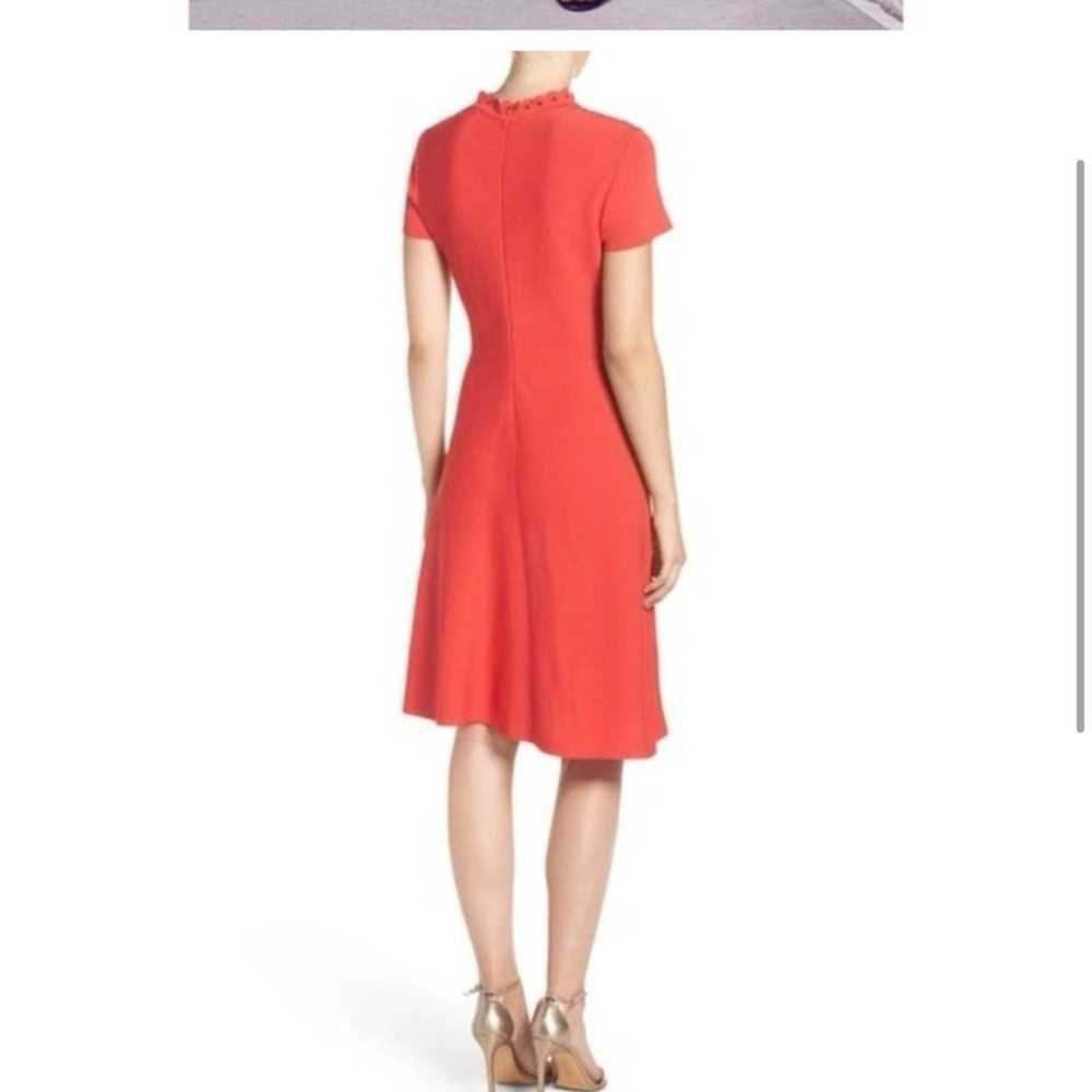 Eliza J Orange Cutout Poppy Fit and Flare Dress - image 3