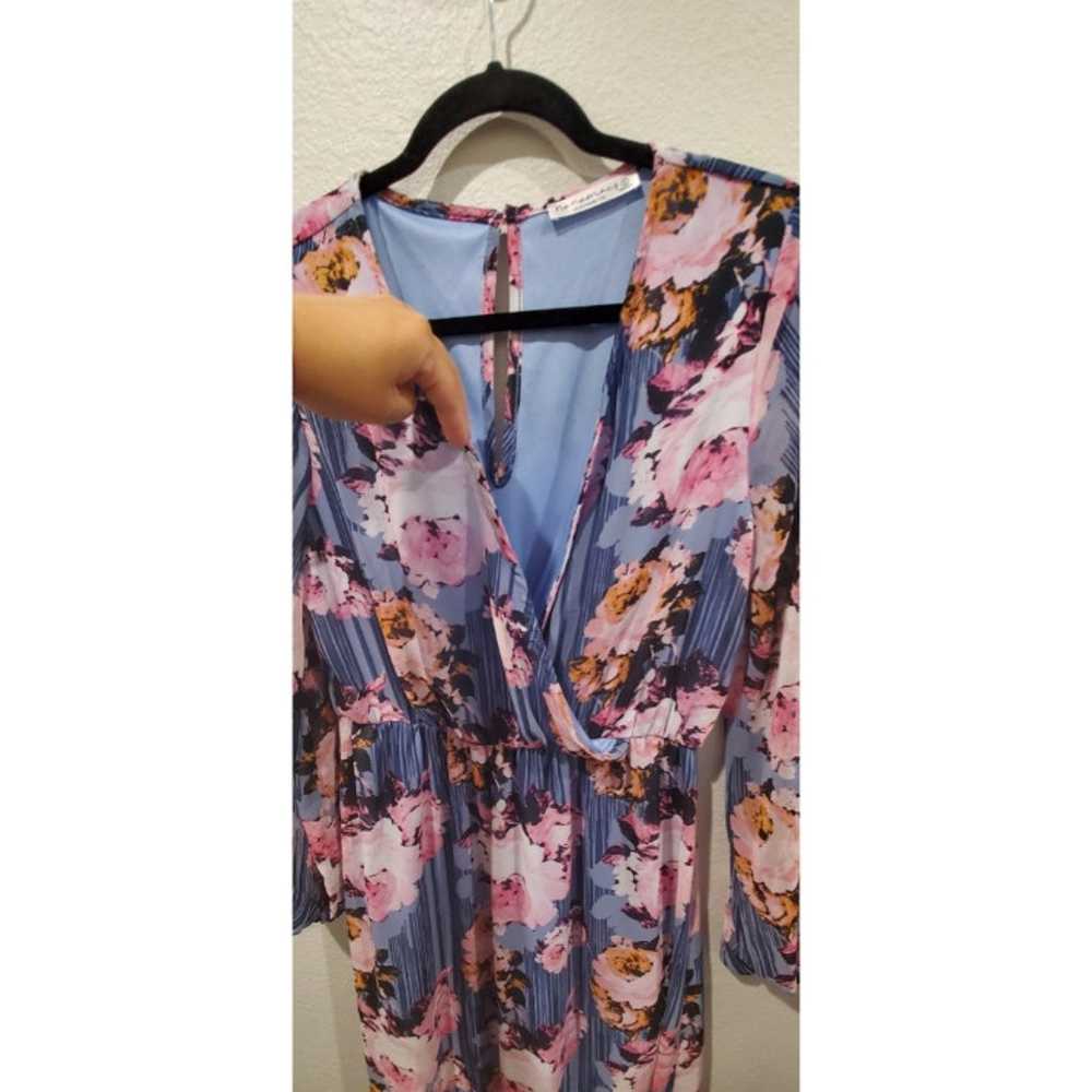 NANAMACS Floral Long Sleeve Maxi Dress - image 4