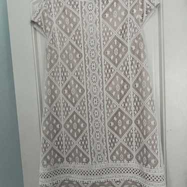 Vince Camuto White Lace Dress