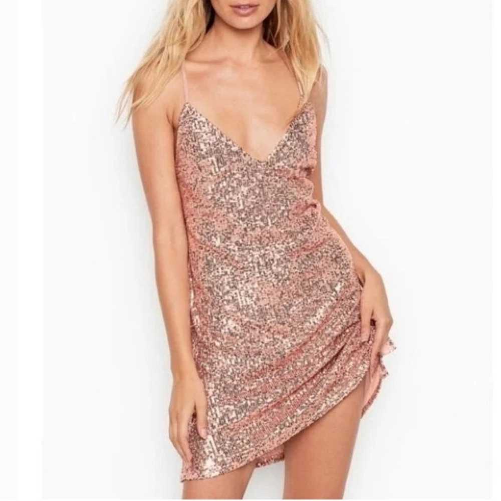 Victoria’s Secret Pink Sequin Mini Dress - image 2