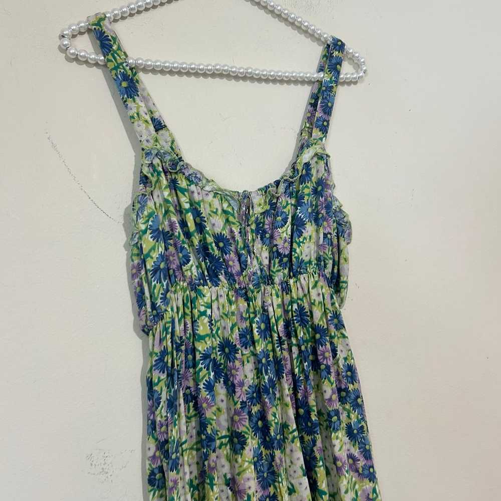 Natural Life Green Floral Elizabeth Sleeveless Ma… - image 3