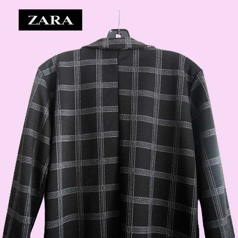 ZARA NEW Plaid Zip Long Sleeve Shirt-Dress Romper… - image 10