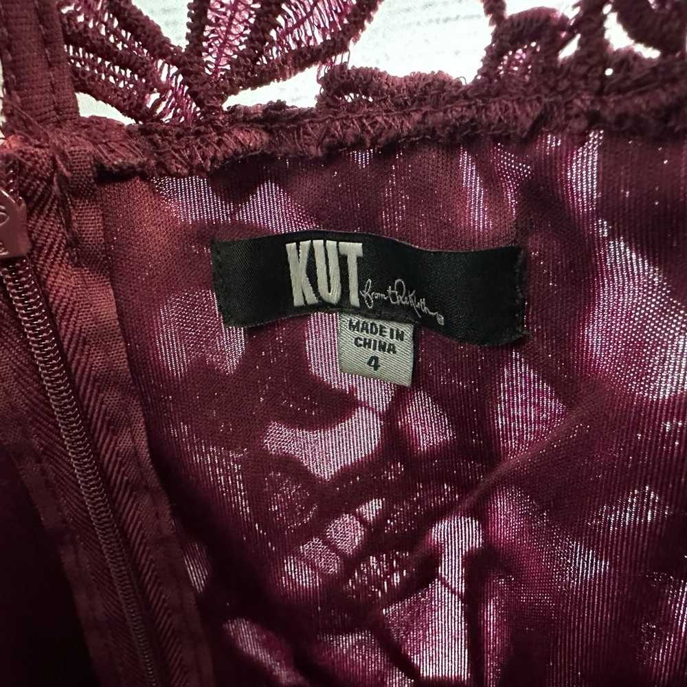 Kut from the Kloth Womens size 4 Lace EyeLash Tri… - image 7