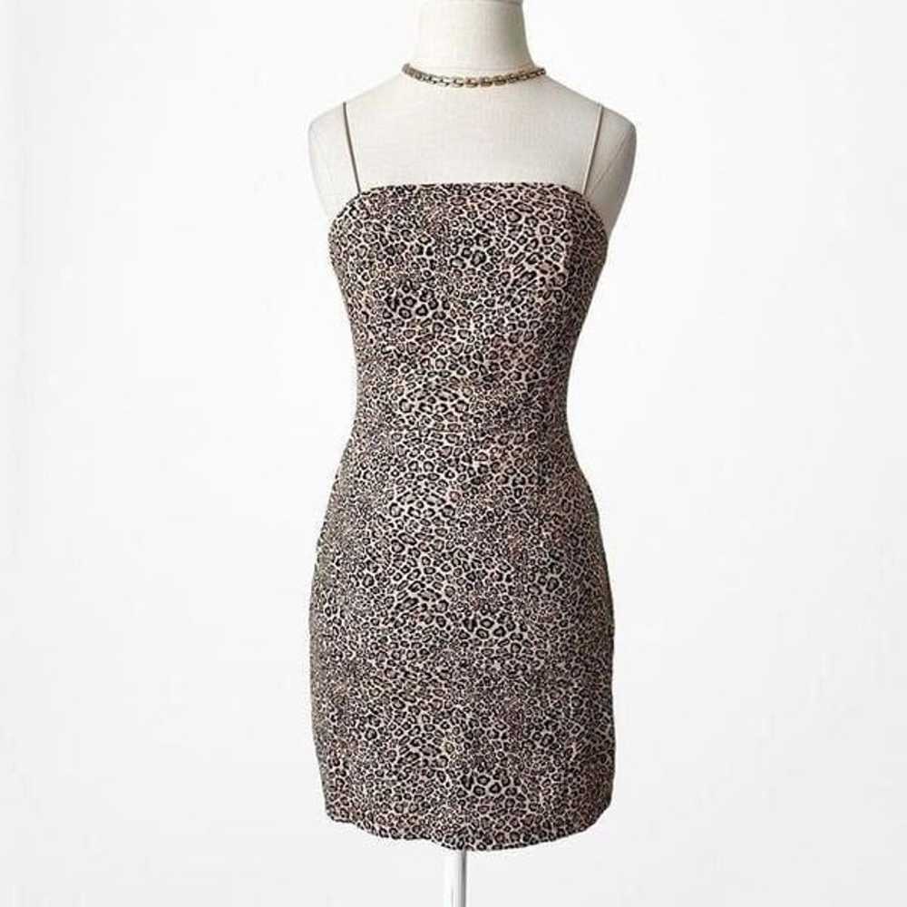 Urban Outfitters Brown Animal Leopard Print Mini … - image 5