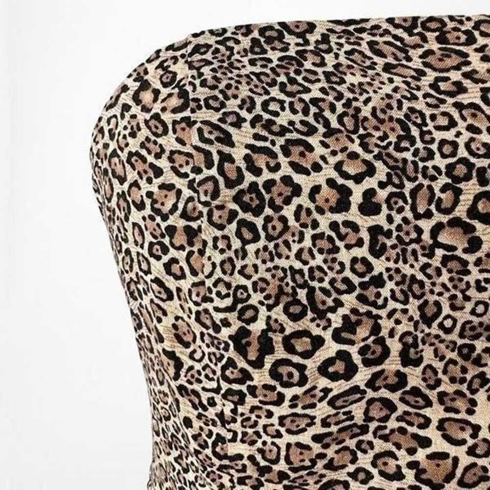 Urban Outfitters Brown Animal Leopard Print Mini … - image 8