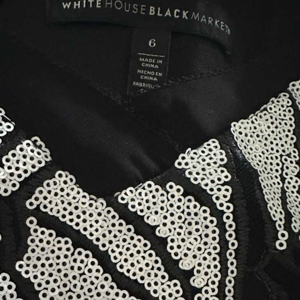 NWOT White House Black Market black and white seq… - image 6