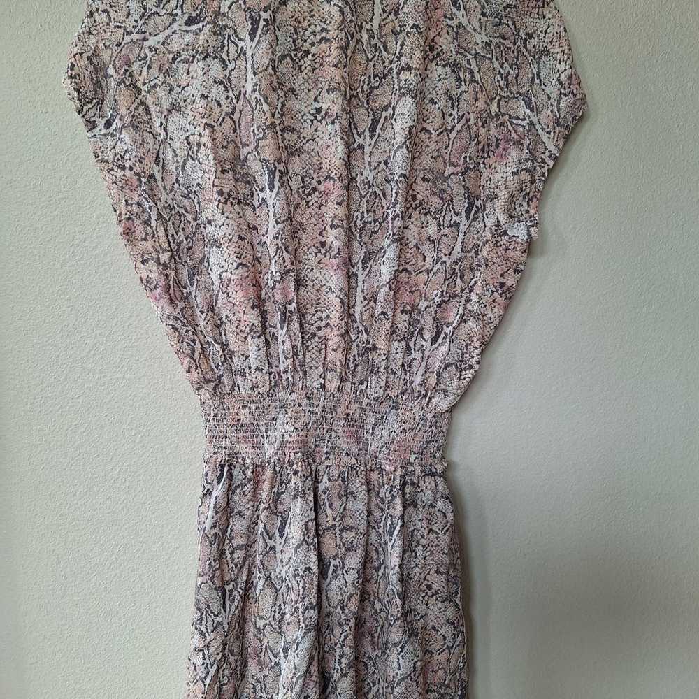 Rails Karla Smocked Snake Print Mini Dress. Size S - image 8