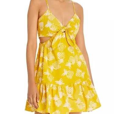 AQUA x Studio 189 Pineapple Cutout Mini Dress - 1… - image 1