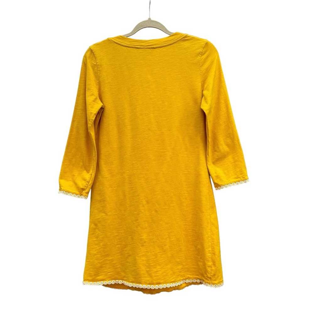 BODEN Womens Rosanna Jersey Tunic Dress in Yellow… - image 8