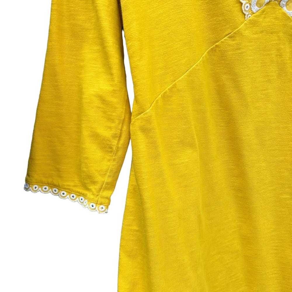 BODEN Womens Rosanna Jersey Tunic Dress in Yellow… - image 9