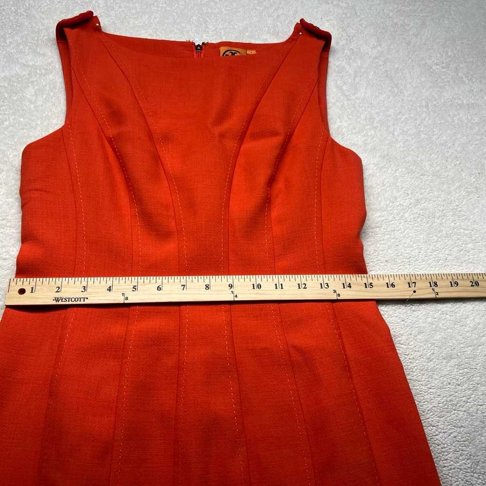 TORY BURCH ORANGE DRESS SIZE 4 - image 10