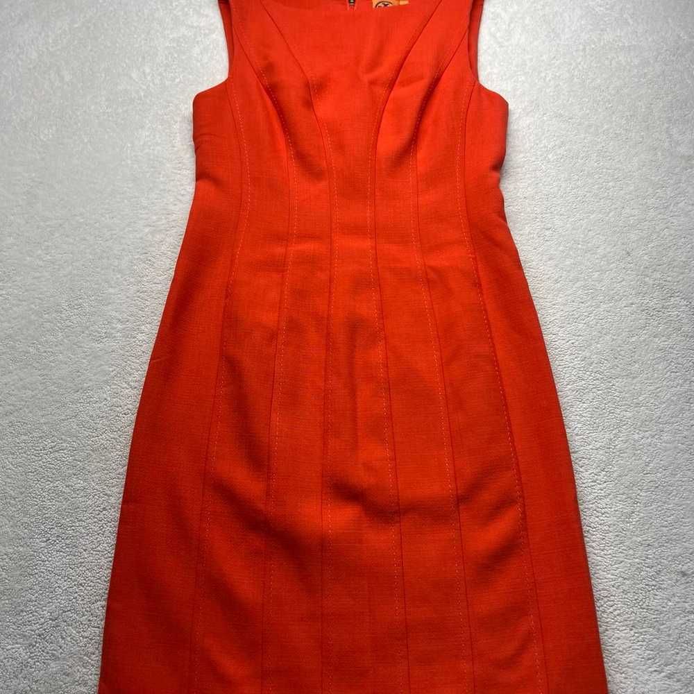 TORY BURCH ORANGE DRESS SIZE 4 - image 1