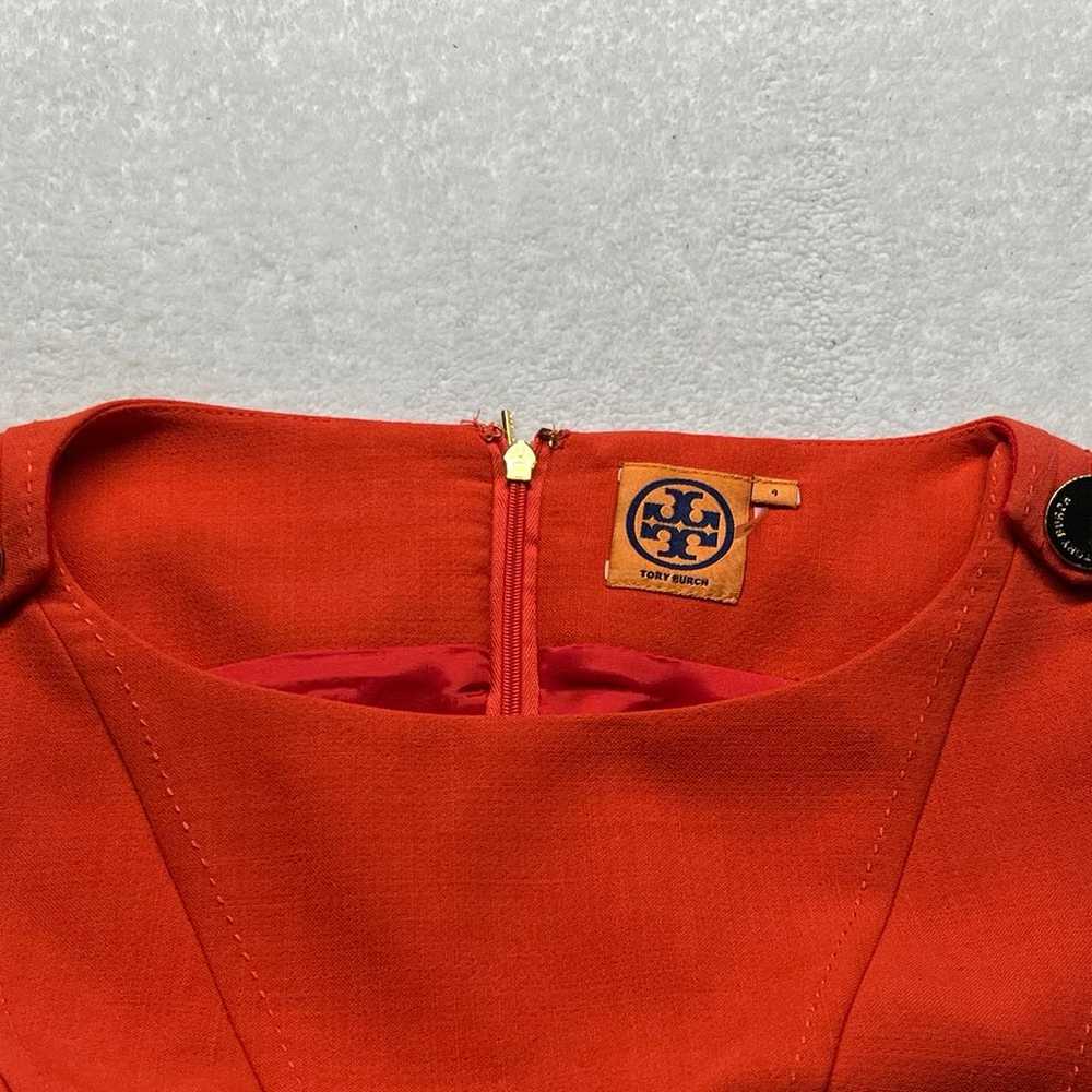 TORY BURCH ORANGE DRESS SIZE 4 - image 3