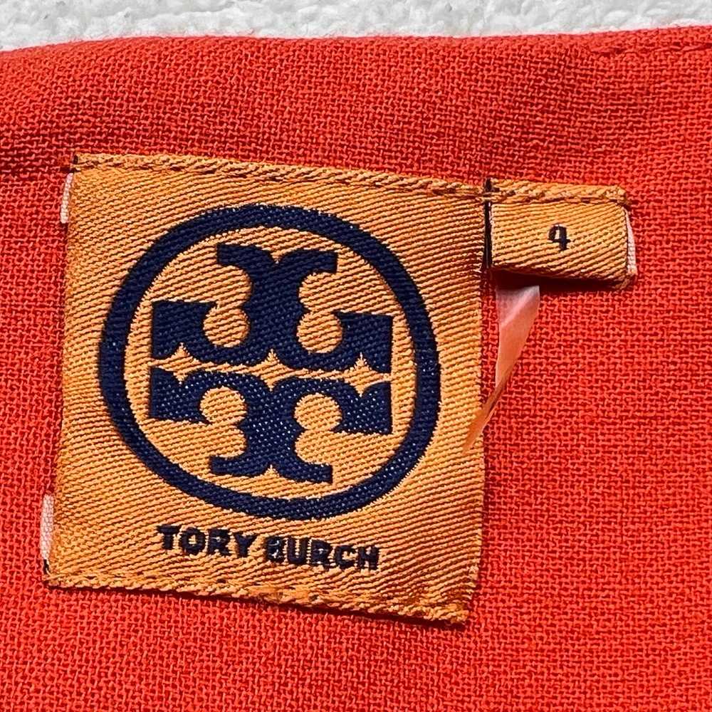 TORY BURCH ORANGE DRESS SIZE 4 - image 5