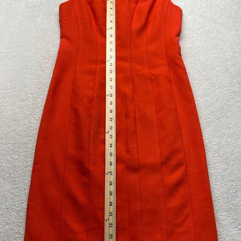 TORY BURCH ORANGE DRESS SIZE 4 - image 8