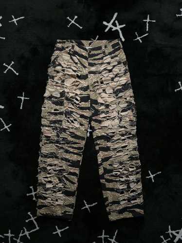 Vetements AW18 - Laser Cut Tiger Camo Cargo Pants