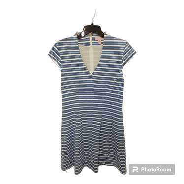 Lilly Pulitzer Medium blue & white stripes  dress