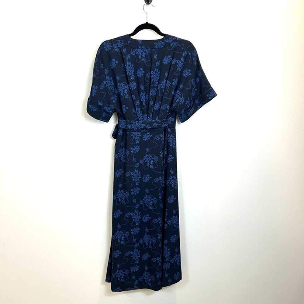 EQUIPMENT Floral Crepe Midi A Line Dress Size 8 V… - image 7