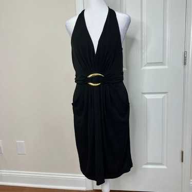 BCBG Maxazria Black Halter Dress