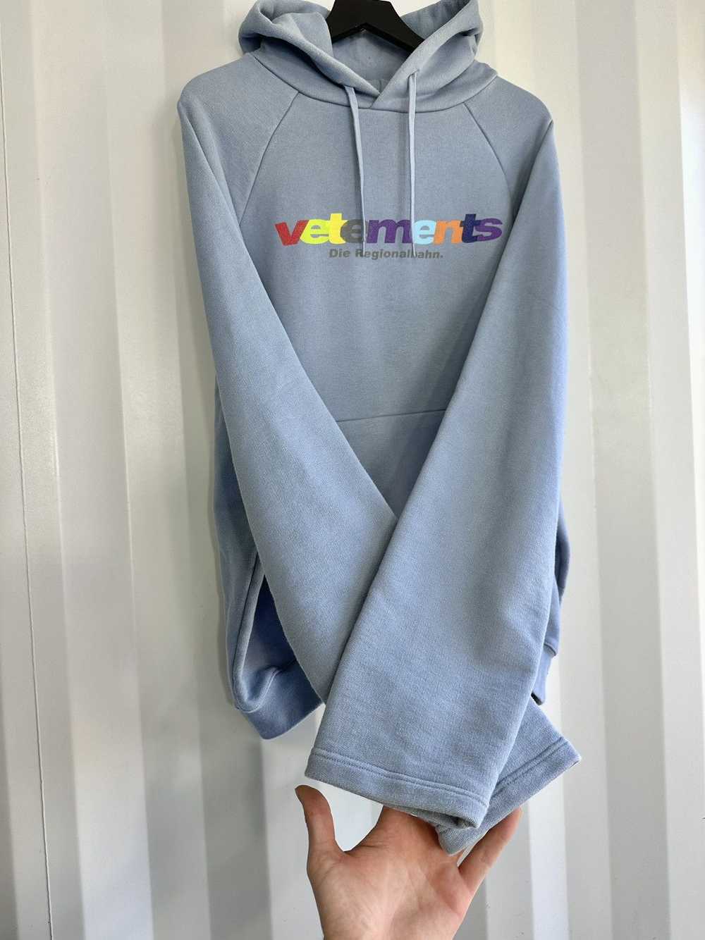 Vetements Colored Logo Hoodie - image 1