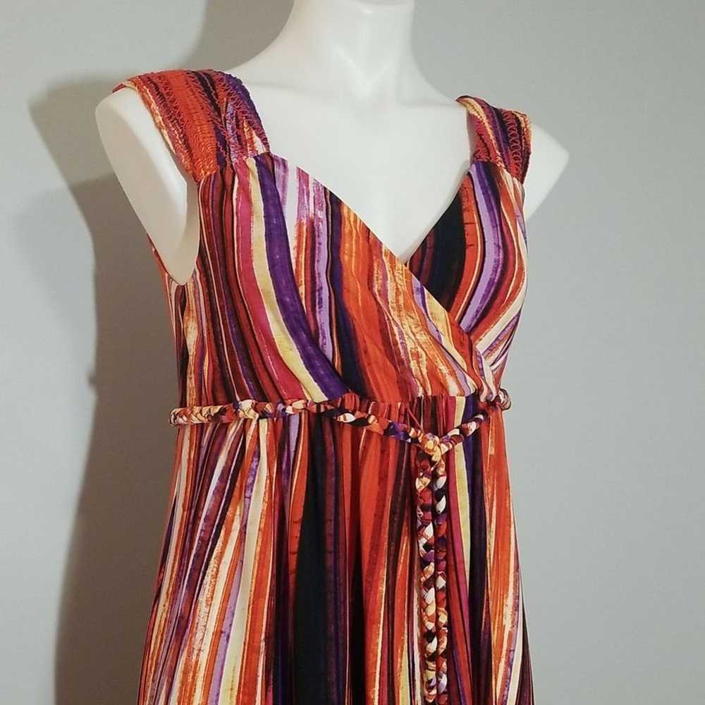 Boston Proper Multi Stripe Maxi Dress - image 2