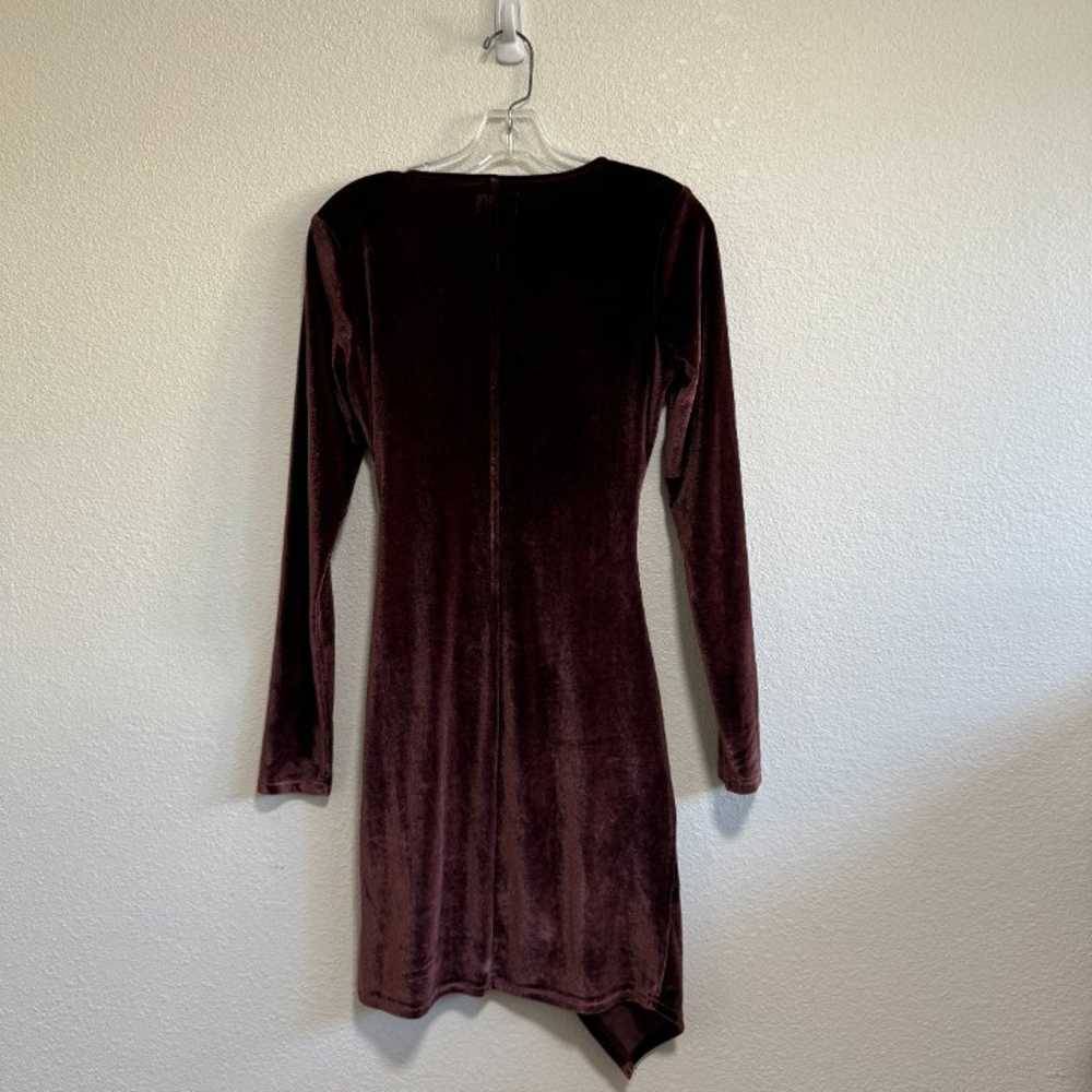 REVOLVE TIGER MIST Estelle Plum Velvet Dress Long… - image 6