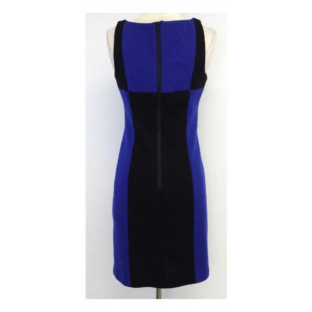 Milly Blue & Black Colorblock Knit Sleeveless Dre… - image 2