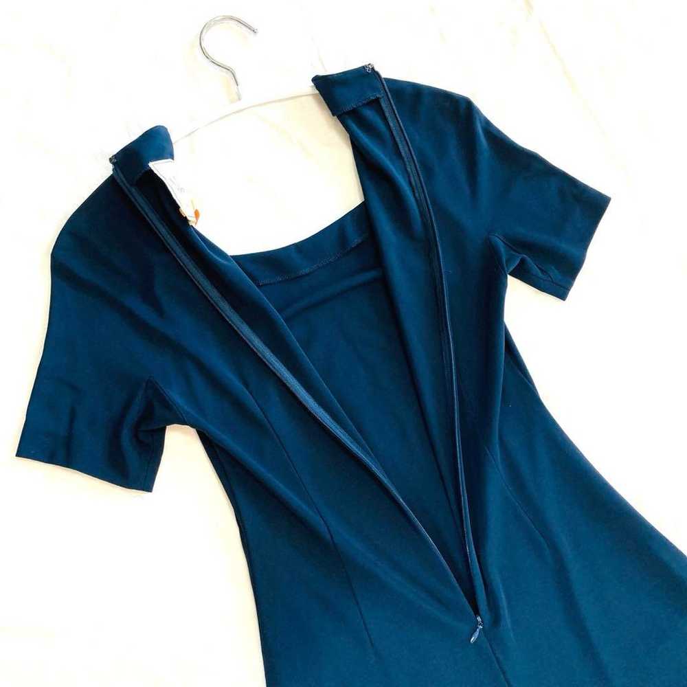 Sybilla Sibila Long One-Piece Half-Sleeve M Navy … - image 12