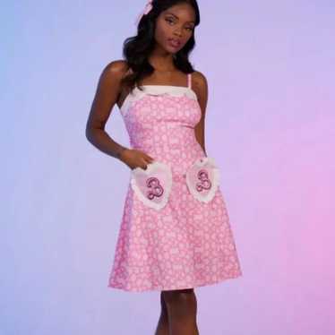 Hot Topic Barbie Heart Retro Sweetheart Dress