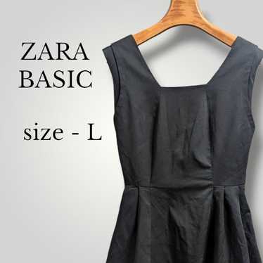 Zara Basic Knee-Length Jumper Skirt Flare Pleats … - image 1