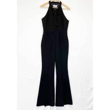 Line + Dot Freya Jumpsuit Halter Tie Wide Flare Le