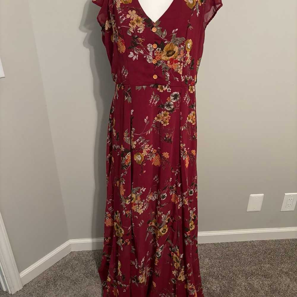 FREE PEOPLE One Floral Maxi Dress - image 2