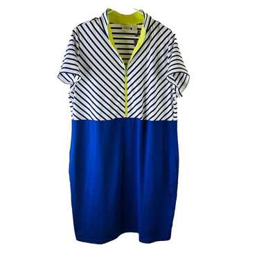 New Zenergy Golf Chicos Striped Color Block Dress… - image 1