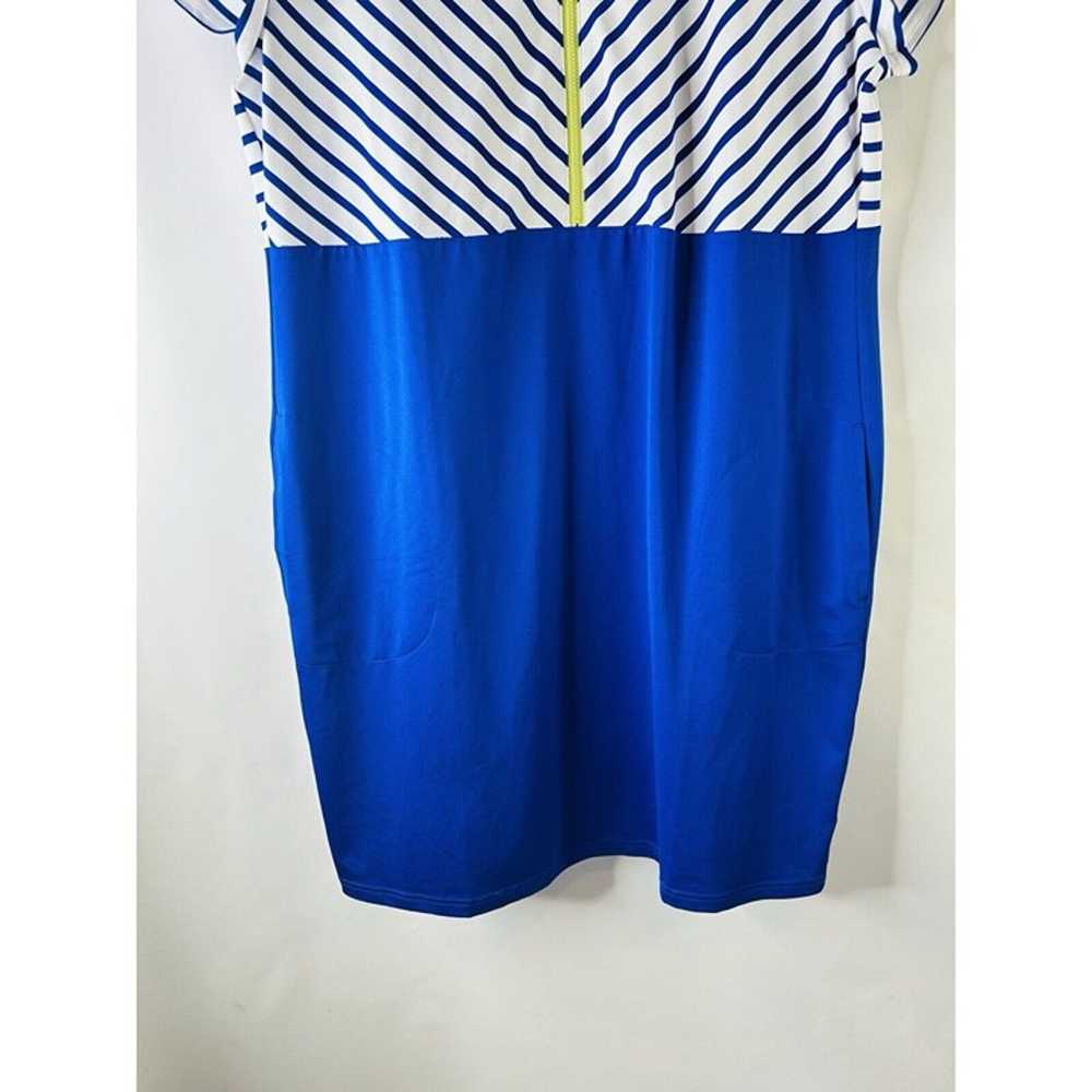 New Zenergy Golf Chicos Striped Color Block Dress… - image 5