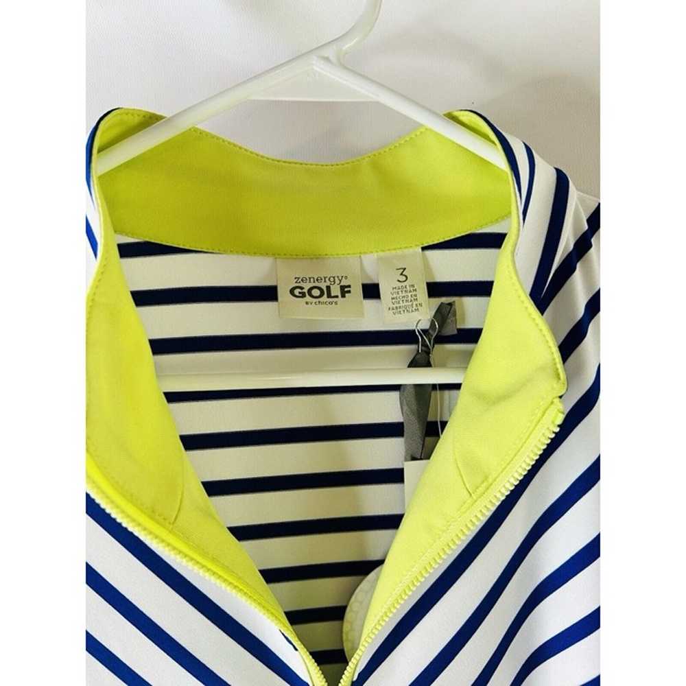 New Zenergy Golf Chicos Striped Color Block Dress… - image 6