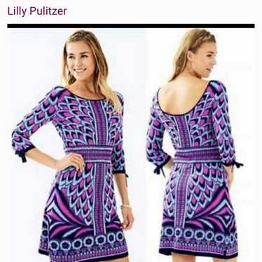 Lilly Pulitzer Escala Sweater Back Scoop Dress