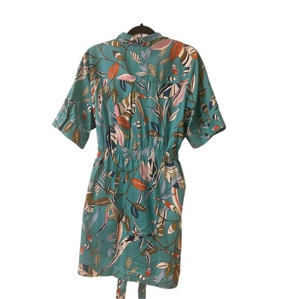 Nic + Zoe Riviera Botanical print dress sz XL - image 2