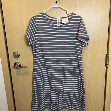 Sail to sable striped dress