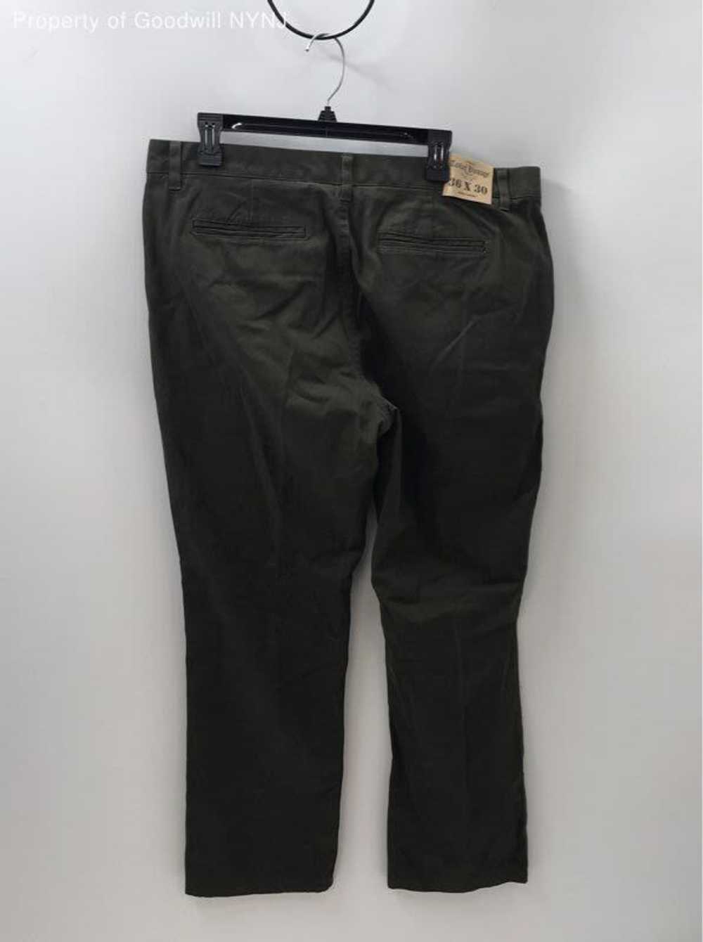 Tailor Vintage Men's Olive Green Pants Size 36x30 - image 3