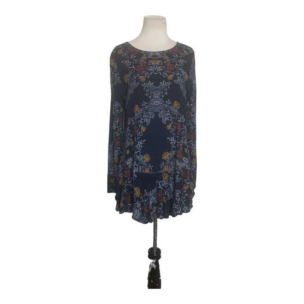 Free People Black Floral Smooth Talker Floral Tun… - image 7