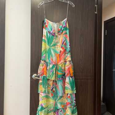 Wayf maxi sleeveless multi color dress