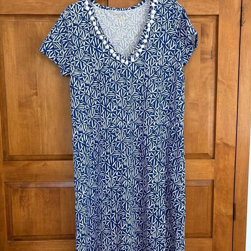 Lilly Pulitzer Etta V-Neck T-Shirt Dress - image 1